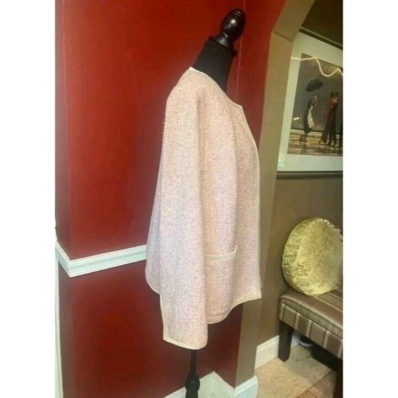 NWT Jones New York Collection Womens V-Wool 18W Suit Pink Copenhagen Blazer $199 - Picture 9 of 16
